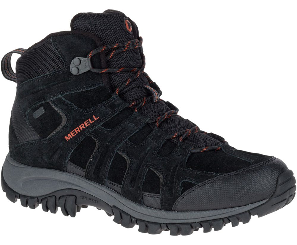 Kozaki Merrell Męskie Czarne - Phoenix 2 Mid Thermo - 478302-MVH